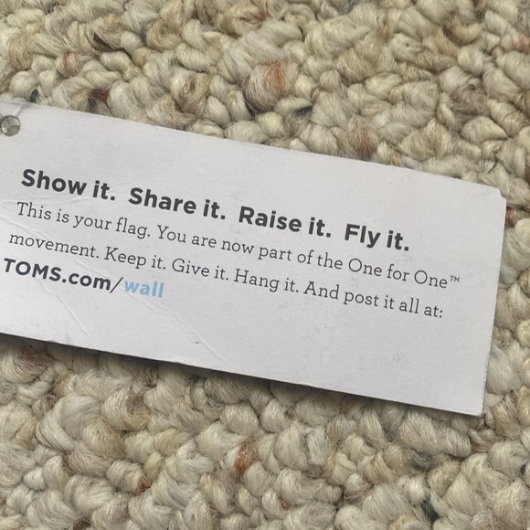 Toms Shoes reusable cloth bag nwt - Picture 4 of 7